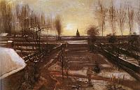 Le jardin du presbytere de Nuenen janvier 1885